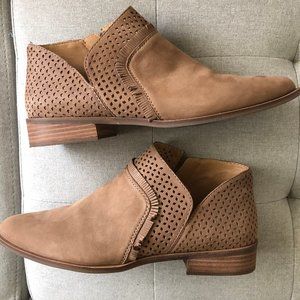 LUCKY BRAND Suede Ankle Boots - 9.5